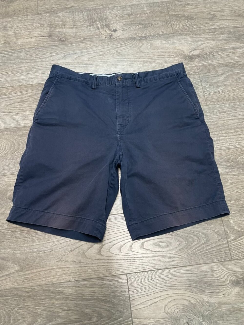 Polo Ralph Lauren Men’s Navy Blue Classic Fit 9" Chino Shorts‎ Size 34